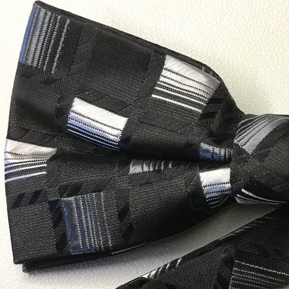 JON VANDYK HOLLAND Vintage Vibe Semi-Butterfly Bow Tie βΆβ πΉβπΈβπ» βπΌπ! - Picture 3 of 9